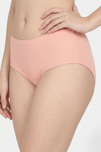 Zivame Medium Rise Full Coverage Hipster Panty (Pack of 3) -  Multicolor — thumbnail 11
